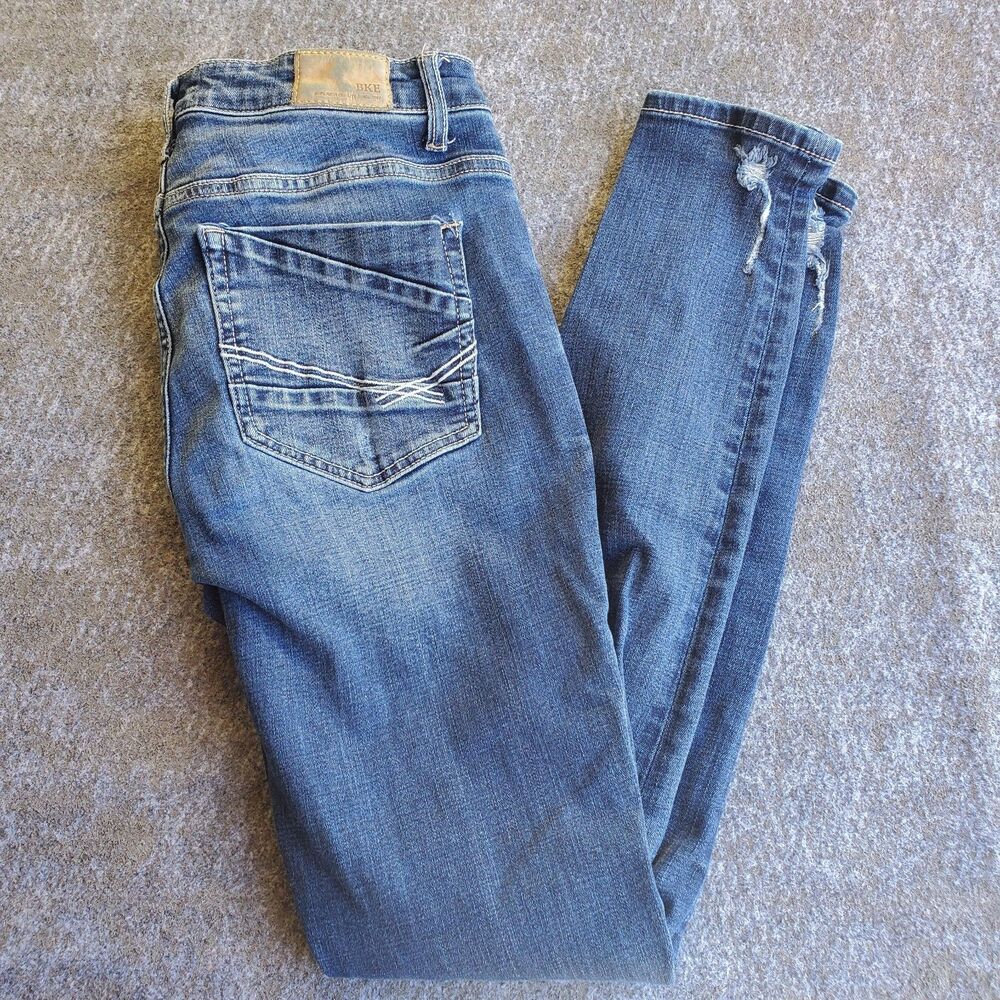 BKE Buckle Payton Women’s 28 Mid Rise Ankle Skinny Jeans 28x31.5 Universal Fit